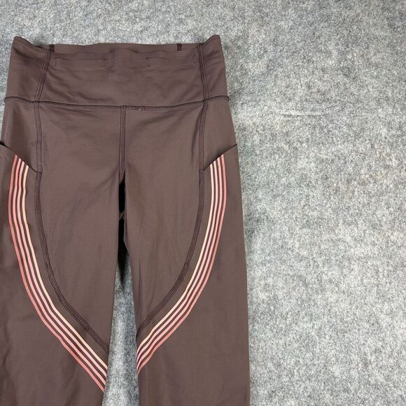 Lululemon Leggings Women’s 6 Speed Limit Tight 23" Nulux Cherry Cola Coral Kiss - Picture 2 of 10